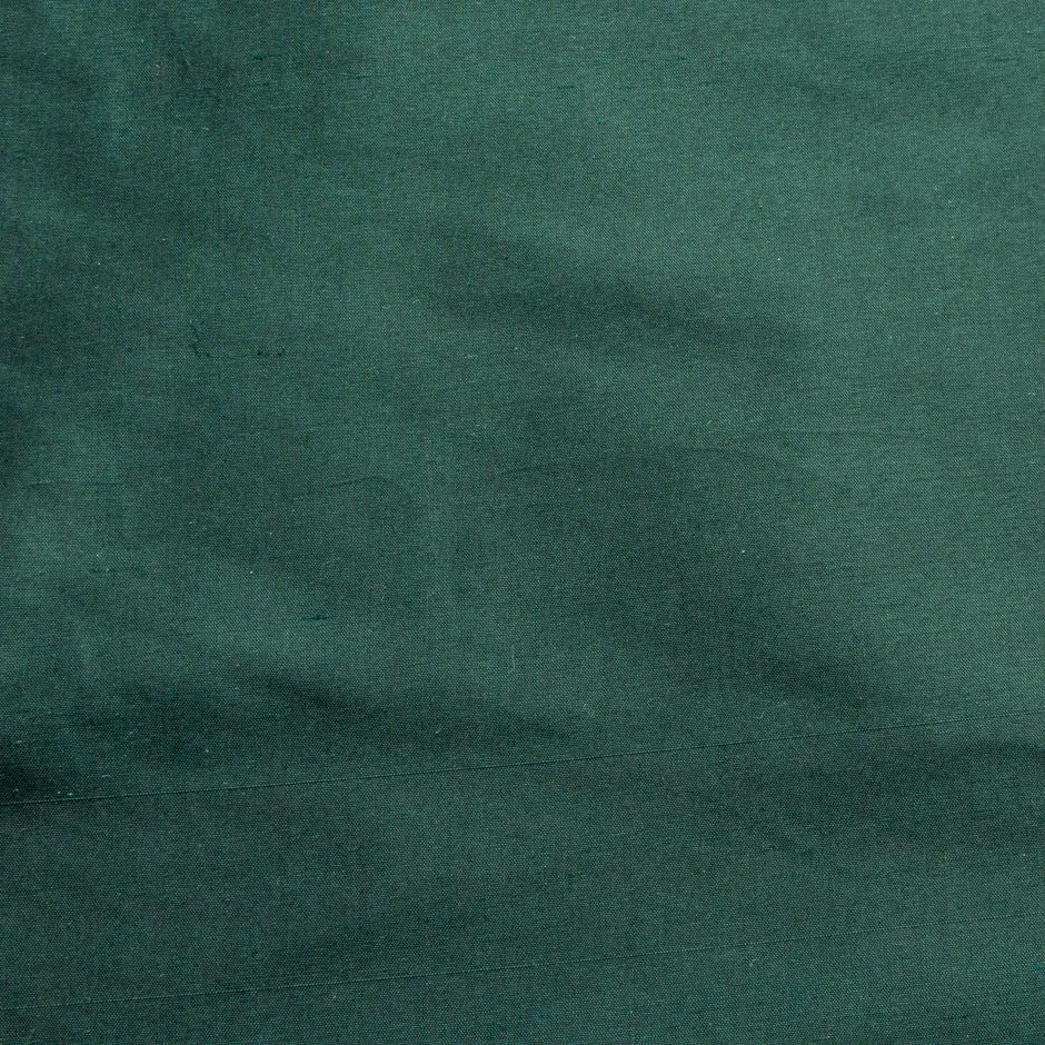 Bottle Green Pure Silk Dupion