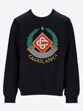 Casa crest embroidered sweatshirt