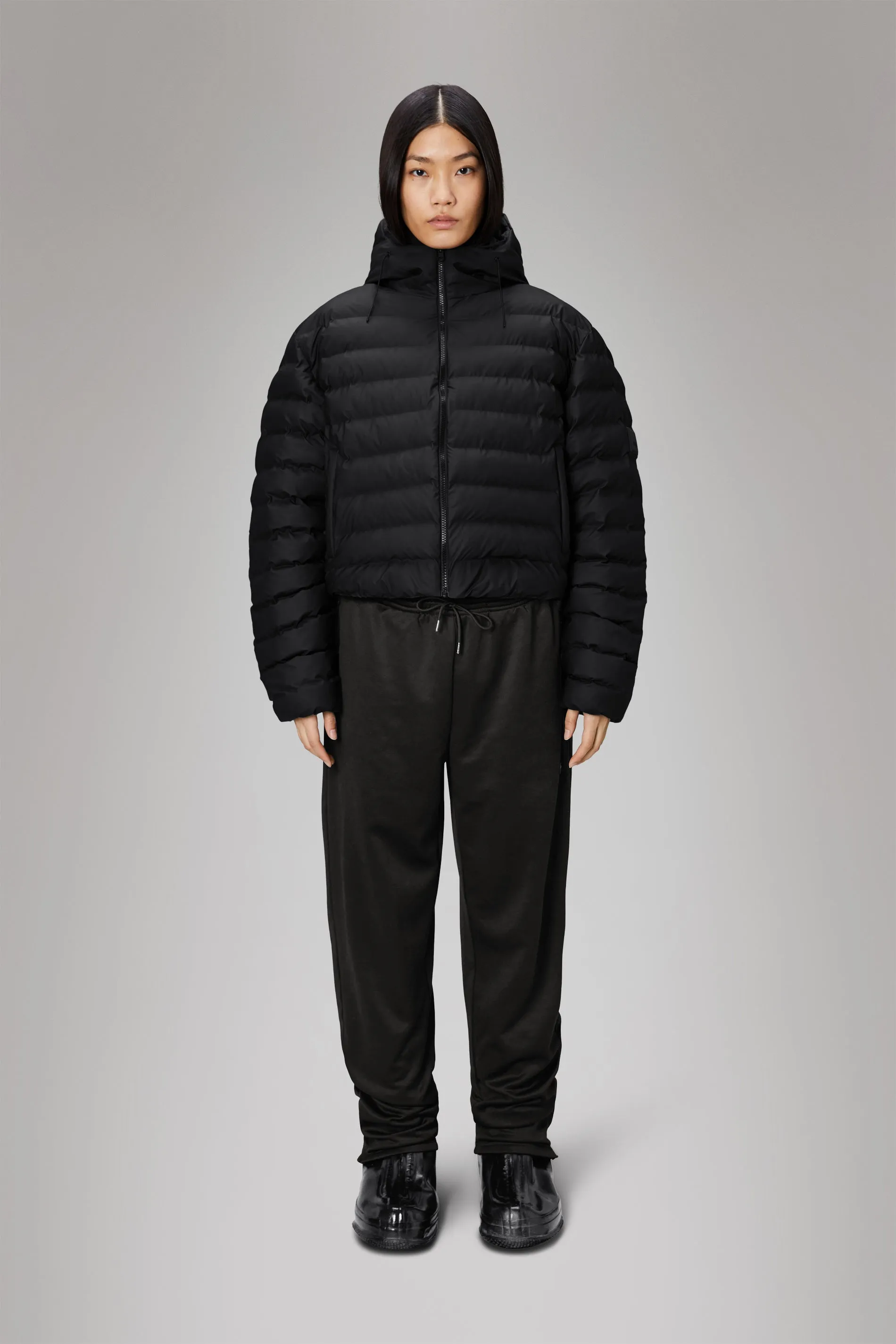 Stylish Lohja Short Puffer Jacket with Quilted Design