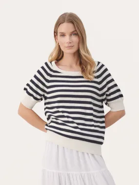 Pullover Glennie PW dark navy stripe