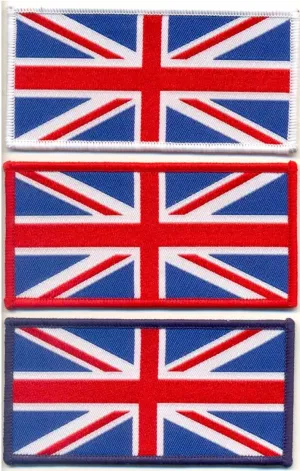 WOVEN UNION JACK SEW ON PATCH LARGE